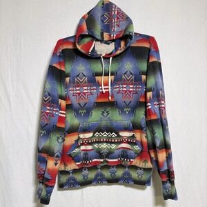 Polo Ralph Lauren‎ Bear Southwestern-Beacon Aztec Serape Native American Hoodie